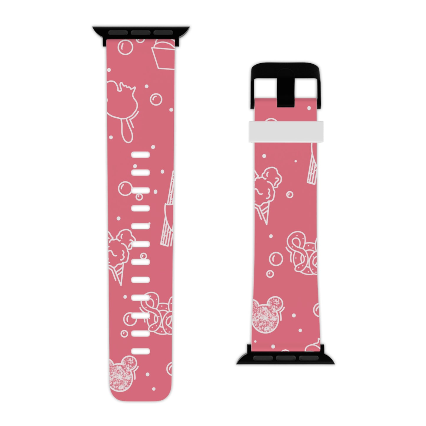 Snacks - Pink Coral - Watch Band for Apple Watch
