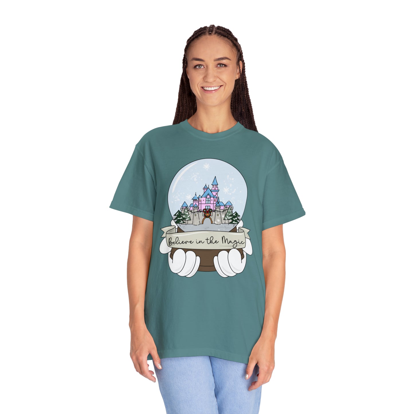 Adult DL Snow globe Tee - Comfort Colors