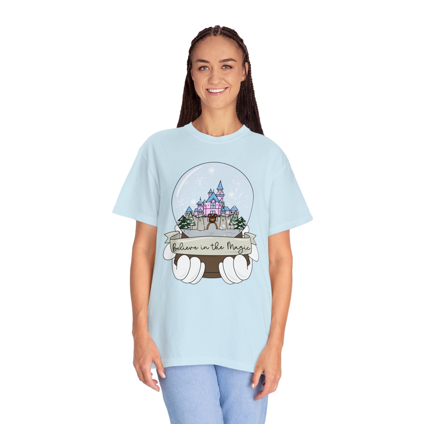 Adult DL Snow globe Tee - Comfort Colors