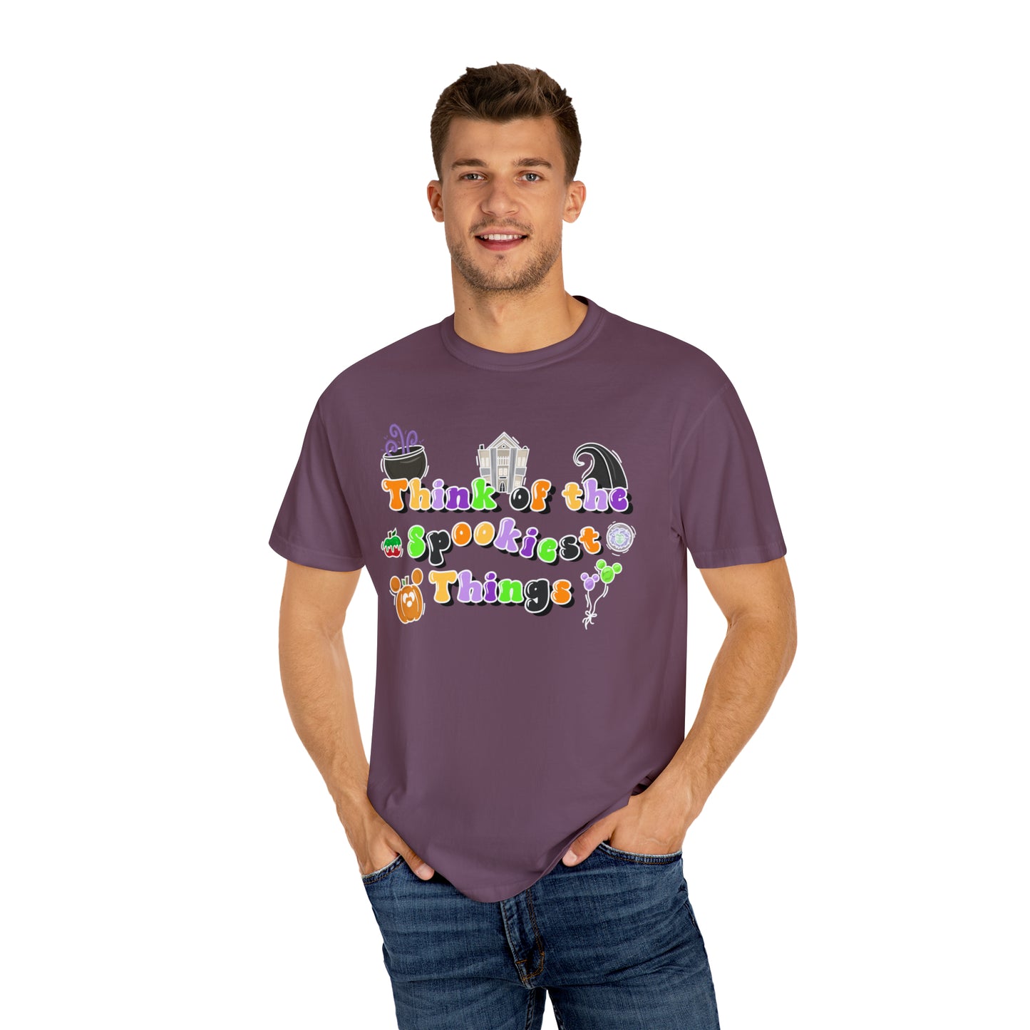 Adult Think of the spookiest things Tee - Comfort Colors