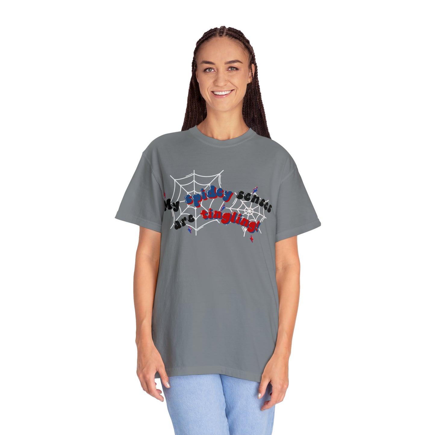 Adult Spidey Senses Tee - Comfort Colors