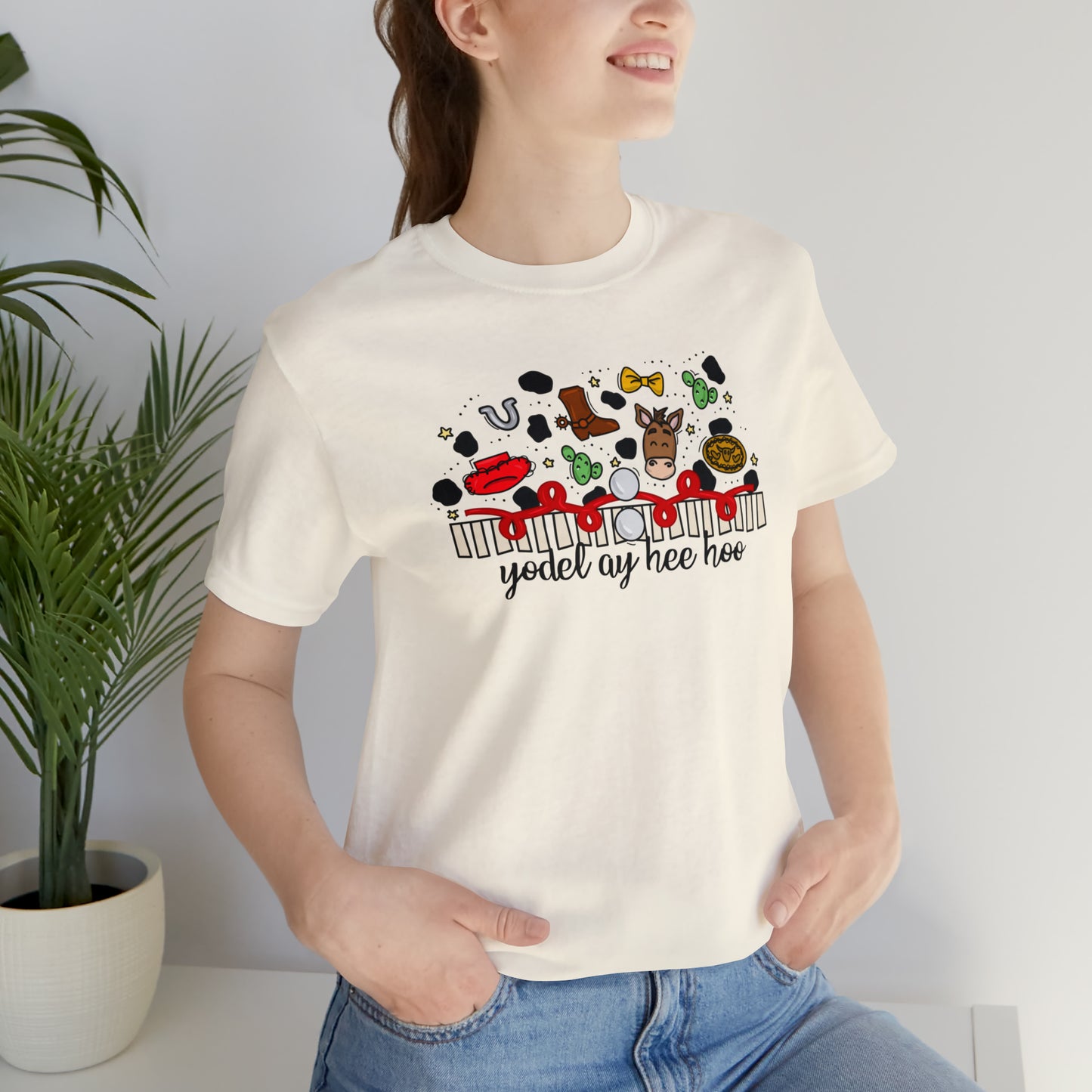 Adult Cowgirl Doodle Tee - Bella + Canvas