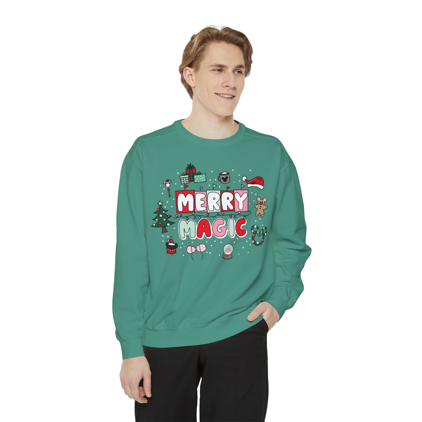 Adult Merry Magic - Comfort Colors Sweatshirt
