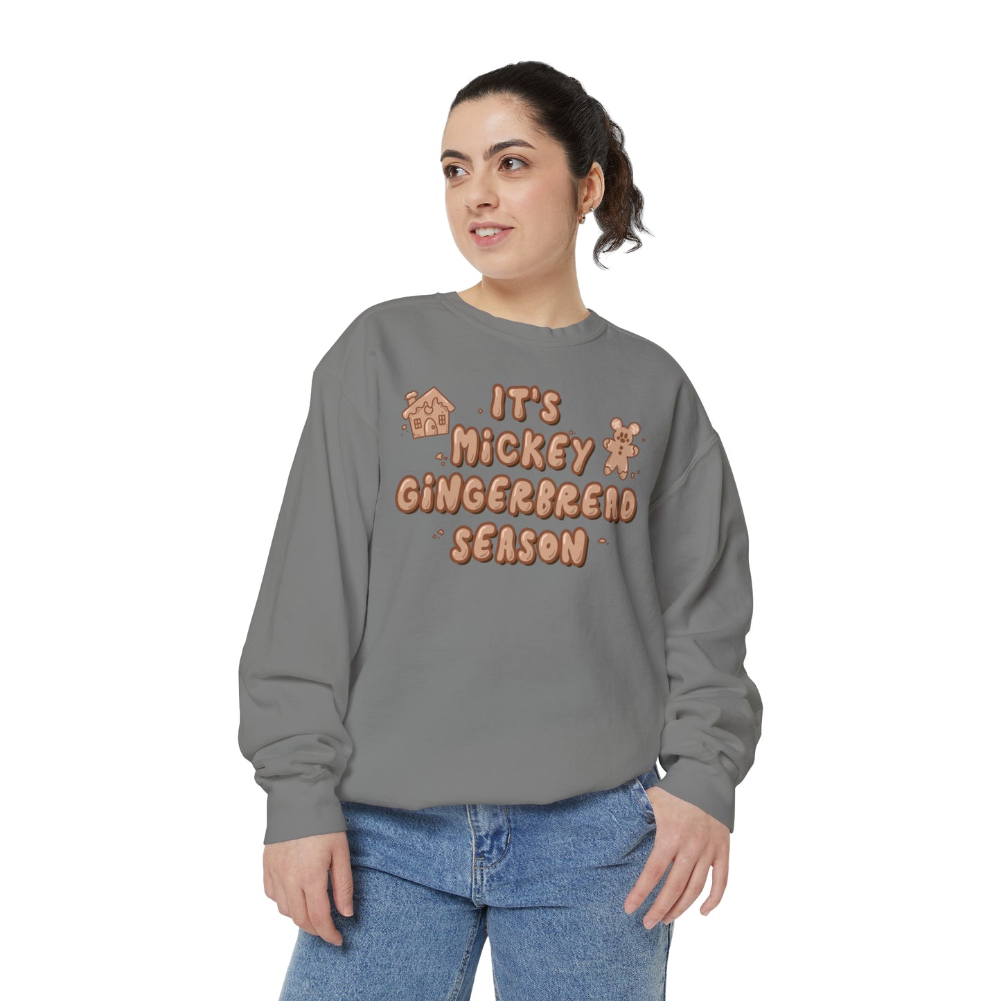 Adult Gingerbread Season Crewneck - Comfort Colors