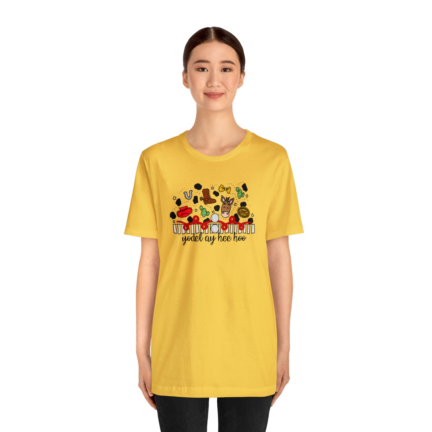 Adult Cowgirl Doodle Tee - Bella + Canvas
