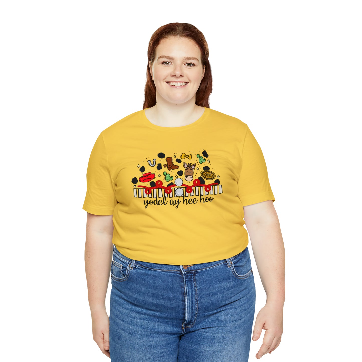 Adult Cowgirl Doodle Tee - Bella + Canvas