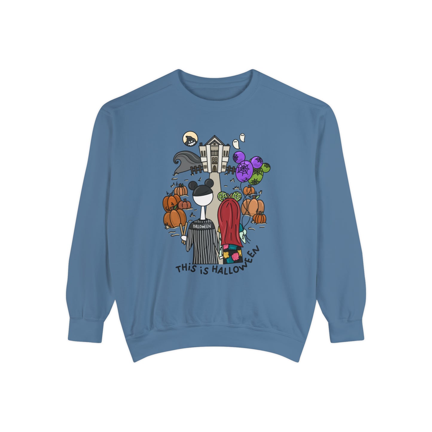 Adult This is Halloween Duo - Comfort Colors Sweatshirt