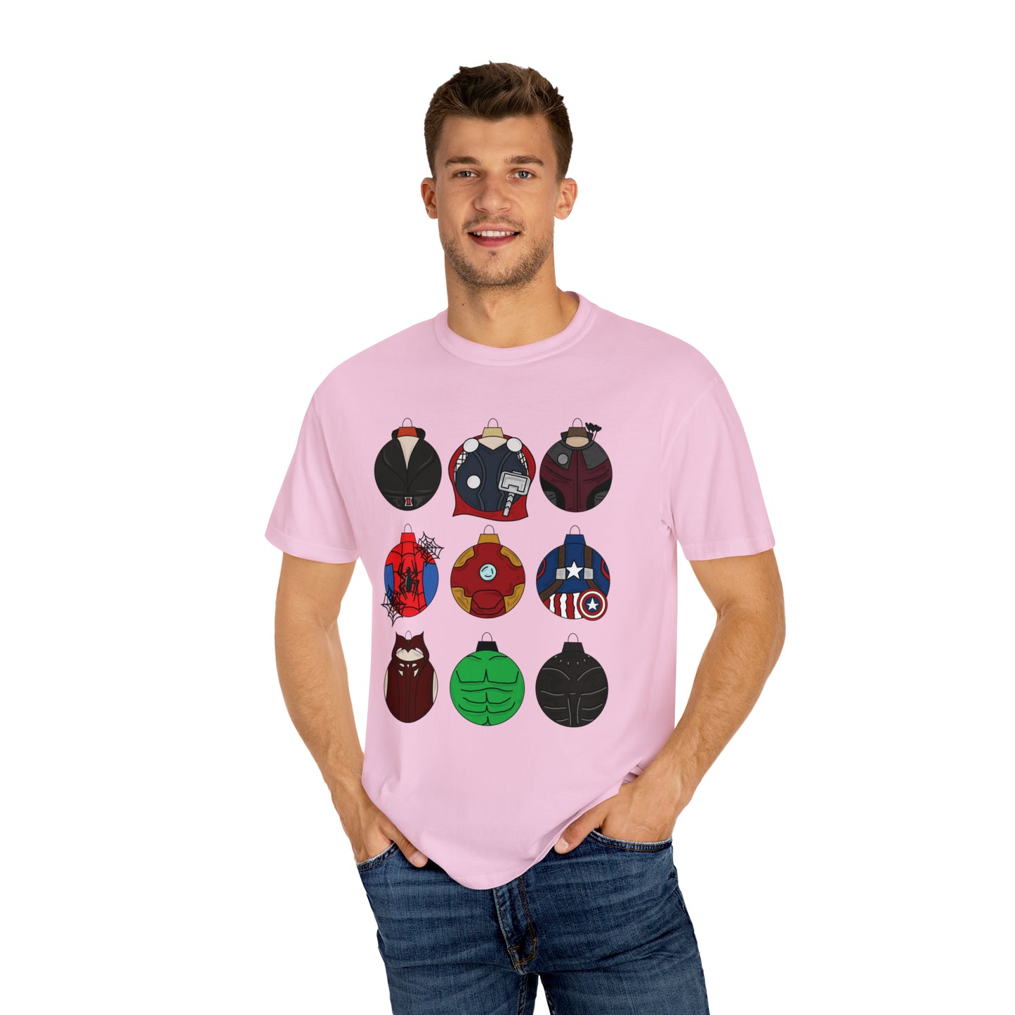 Adult Hero Ornaments Tee - Comfort Colors