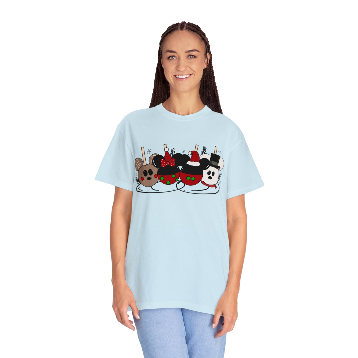 Adult Christmas Apples Tee - Comfort Colors