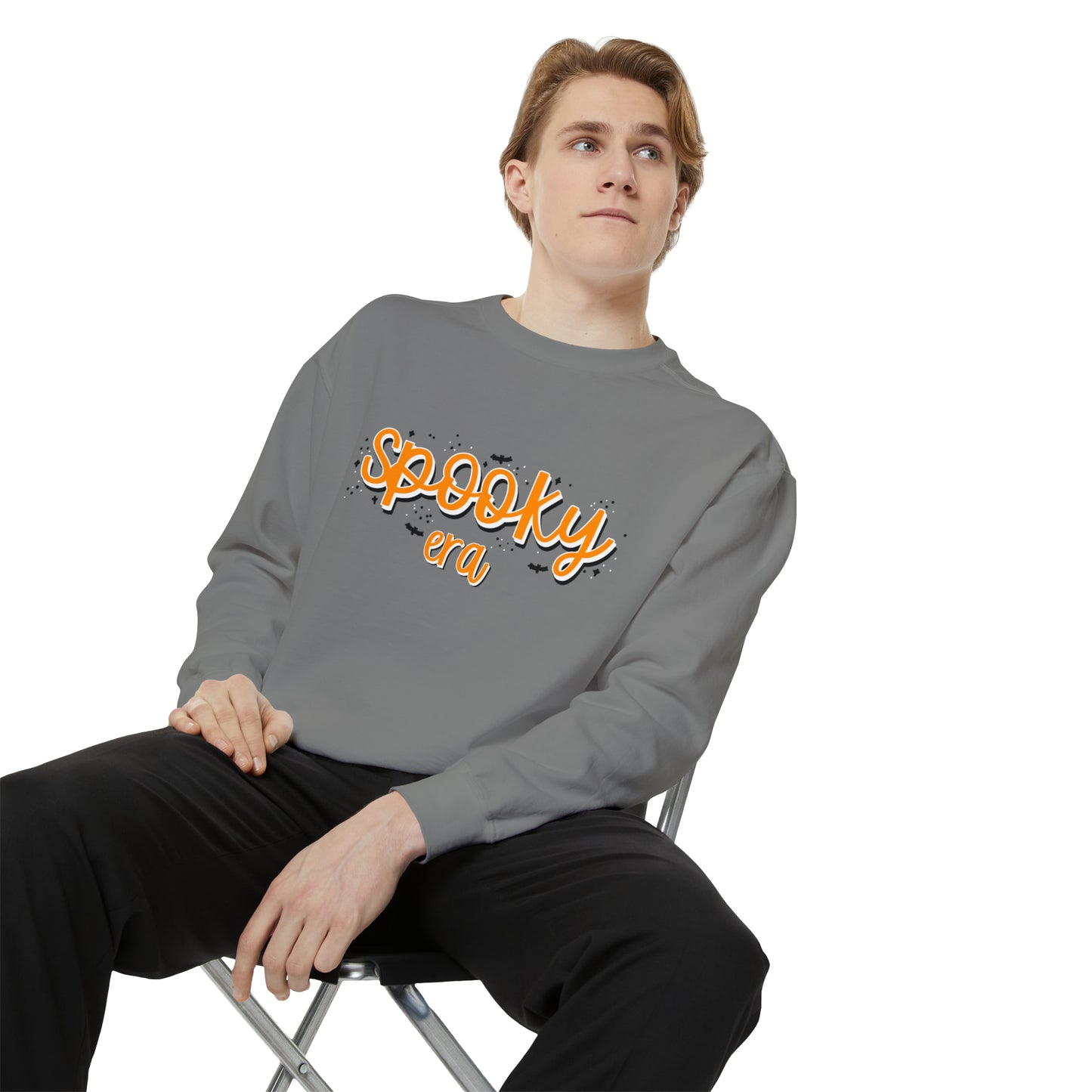 Adult Spooky Era Crew - Comfort Colors