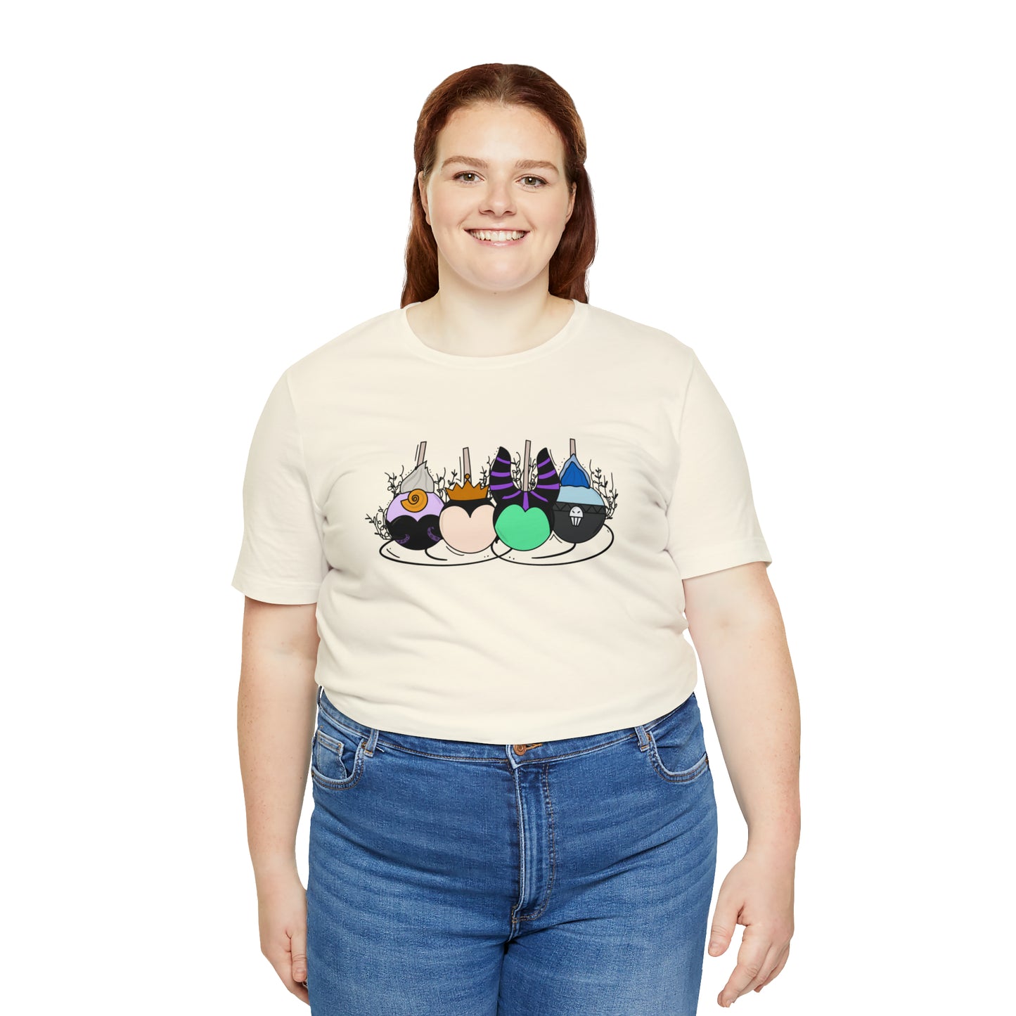 Adult Villain Apples Tee - Bella + Canvas