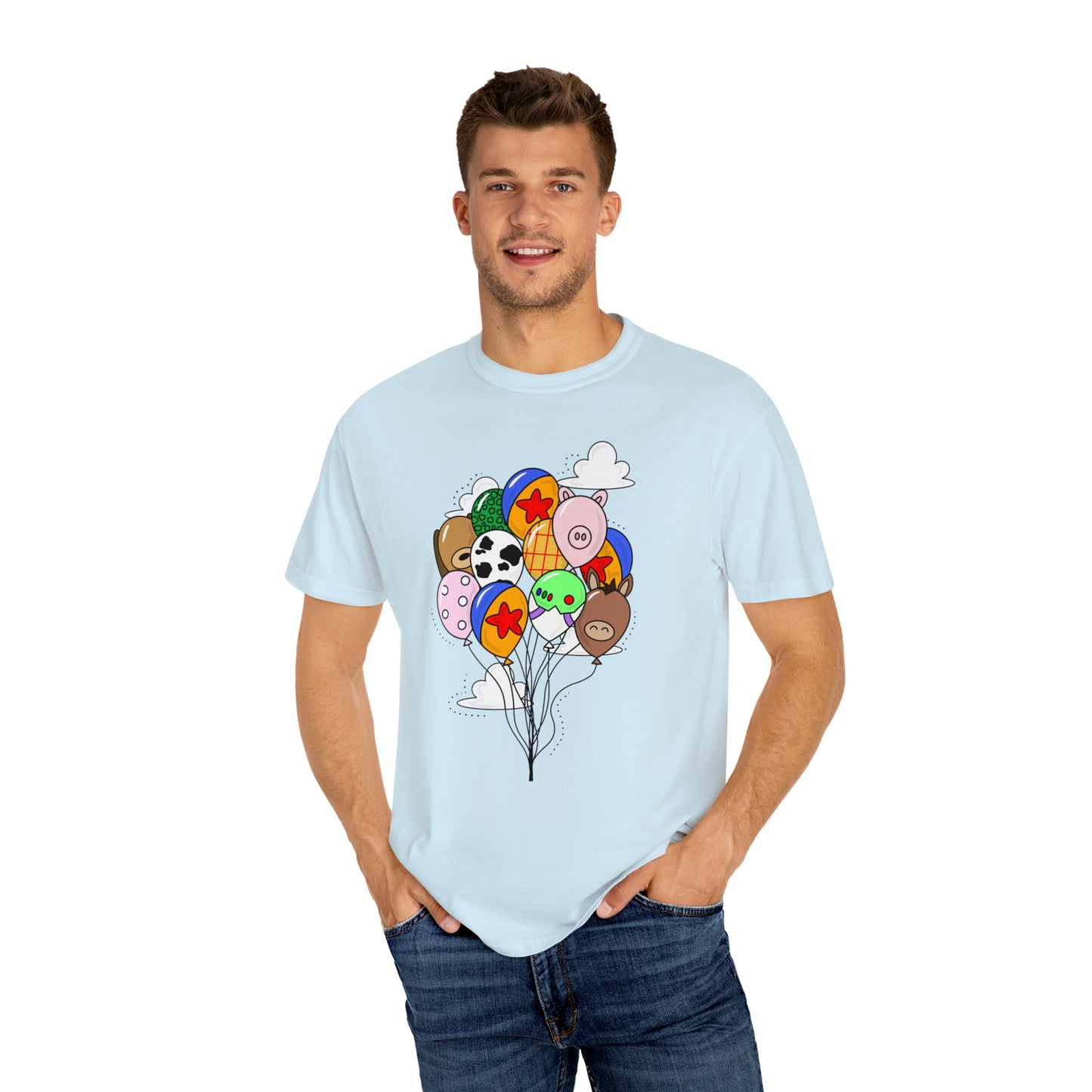Adult Toy Balloons Tee - Comfort Colors