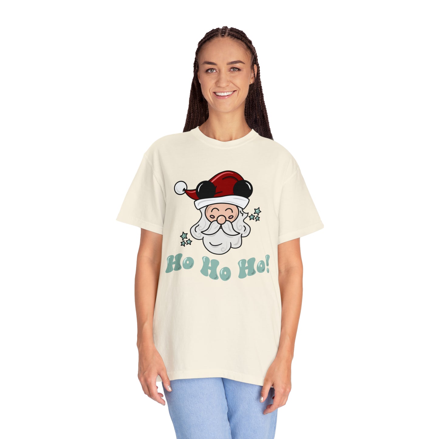 Adult Magical Santa, Green Tee - Comfort Colors