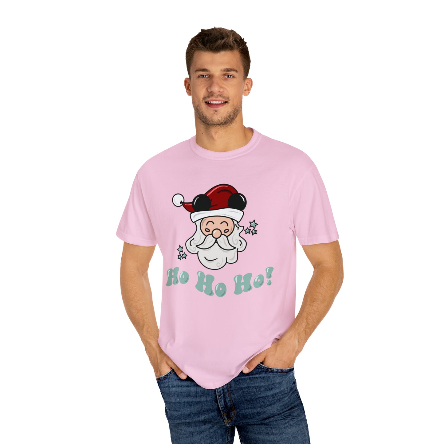 Adult Magical Santa, Green Tee - Comfort Colors