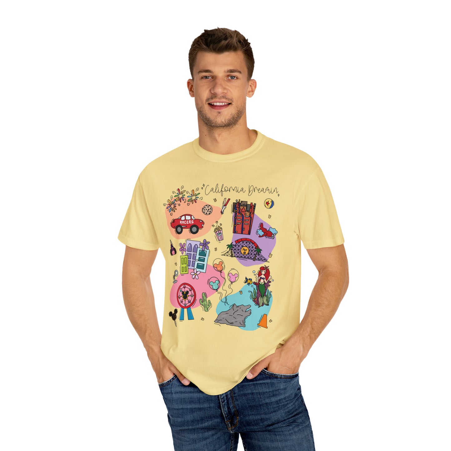 Adult Cali Dreaming Tee - Comfort Colors