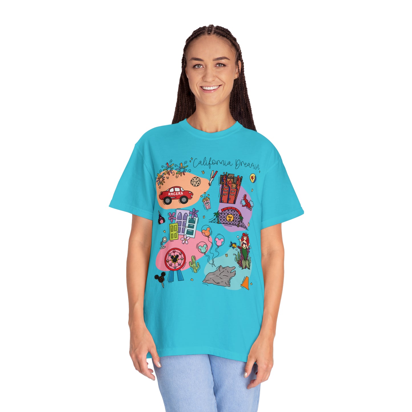 Adult Cali Dreaming Tee - Comfort Colors