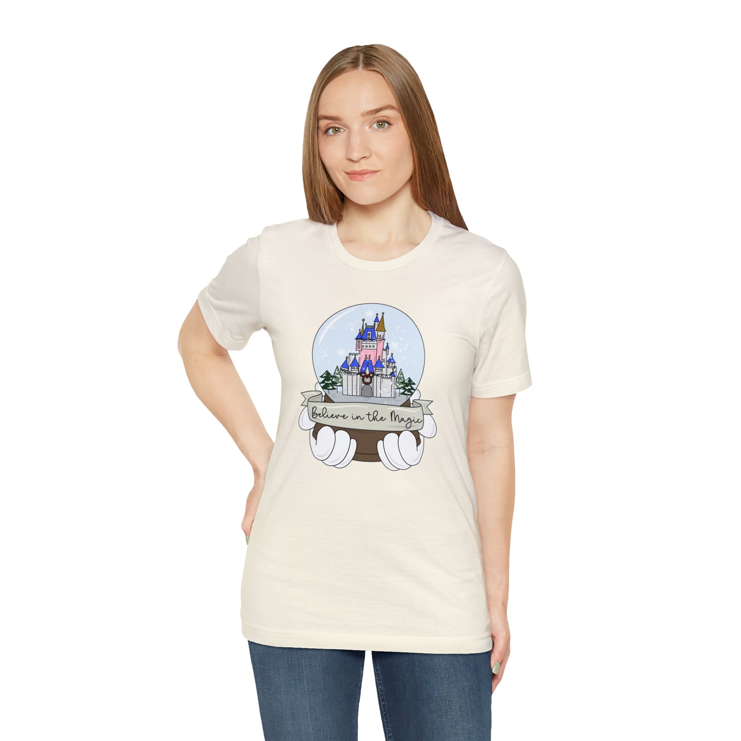 Adult WDW Snow Globe Tee - Bella + Canvas