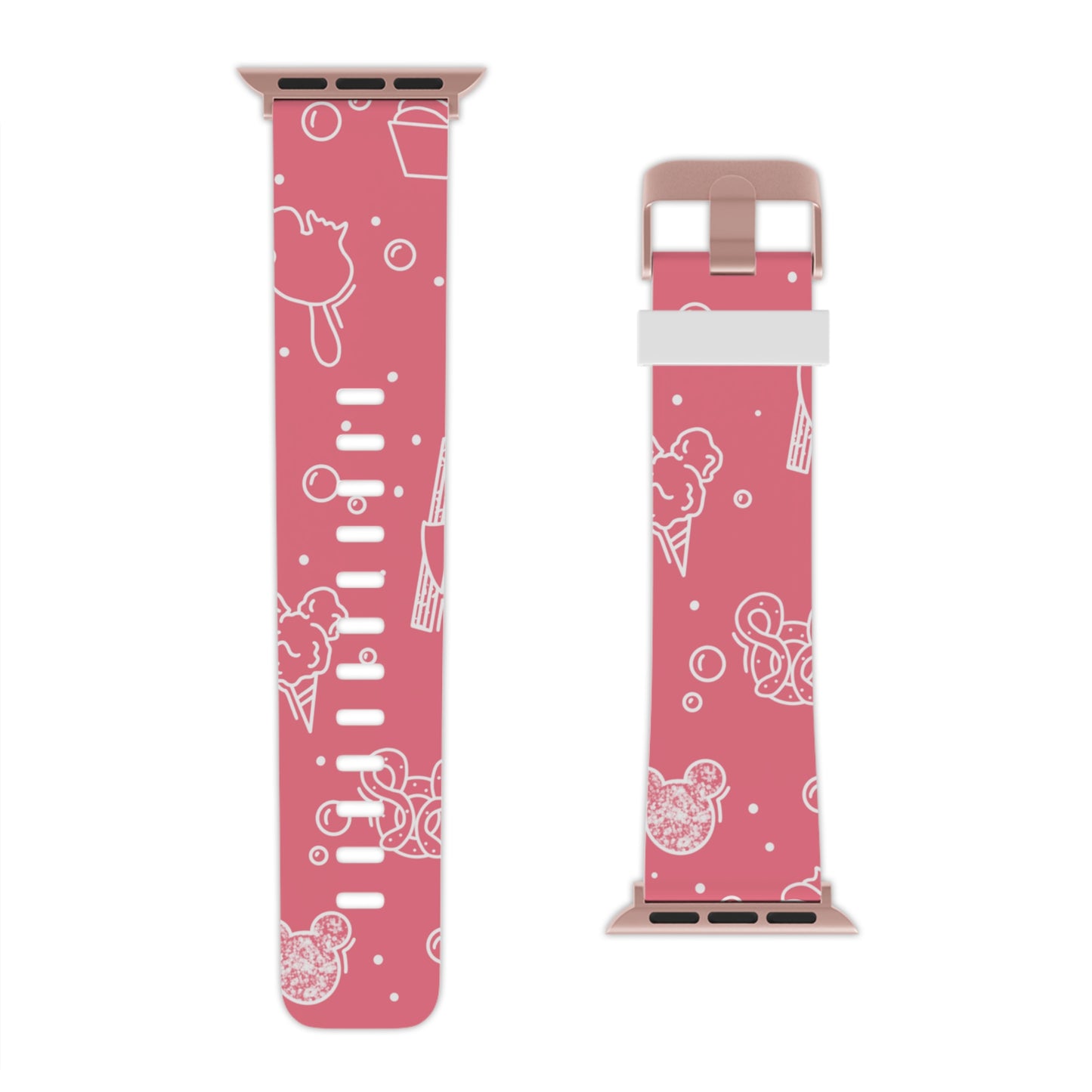 Snacks - Pink Coral - Watch Band for Apple Watch