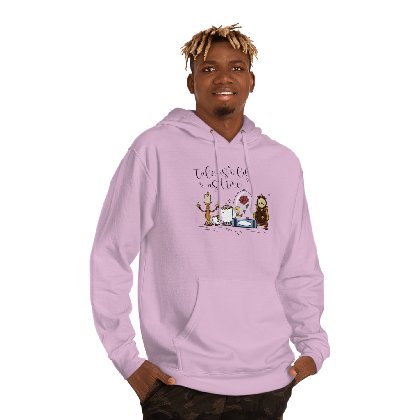Adult Tale as old as Time - Hooded Sweatshirt
