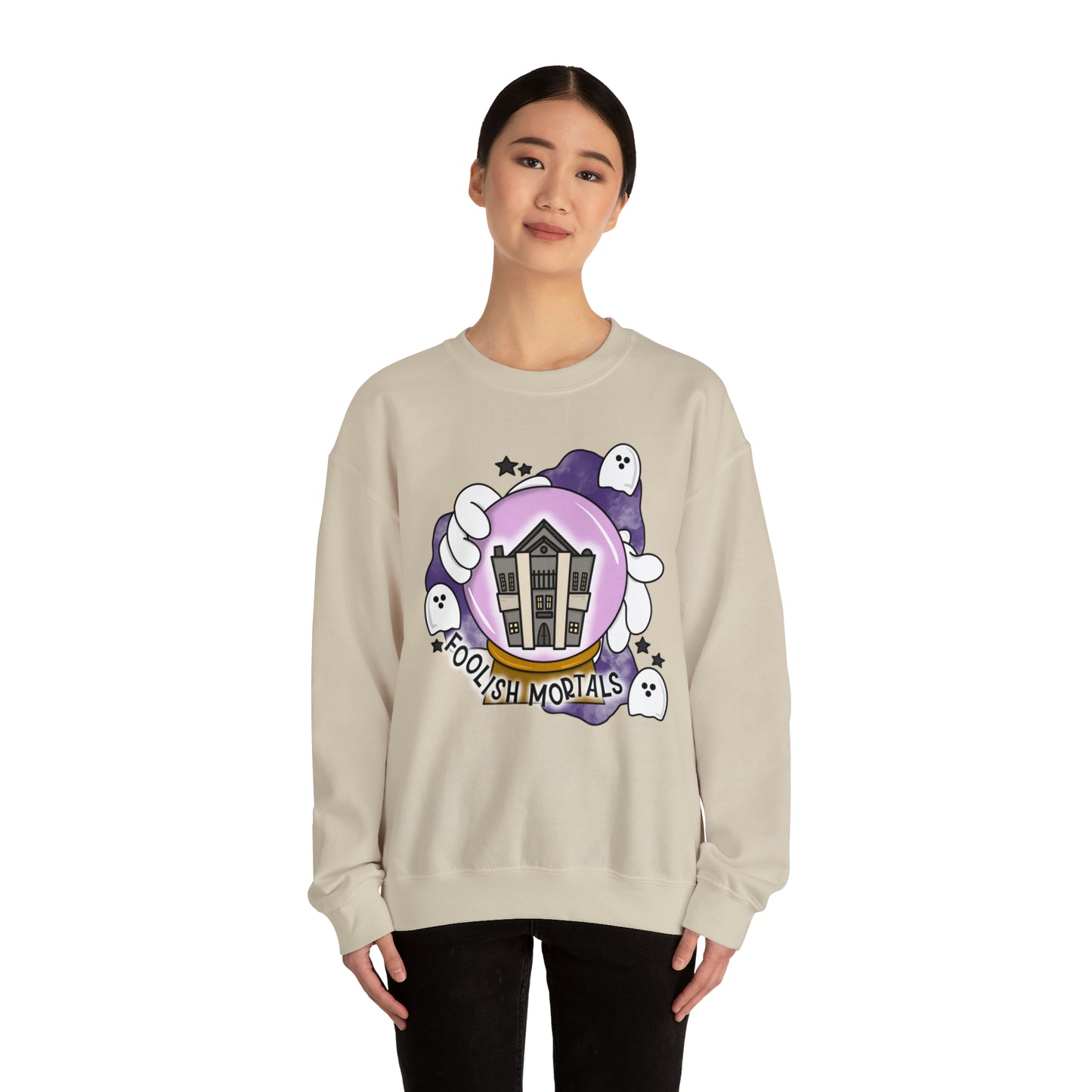 Adult Foolish Mortals Crewneck - Gildan