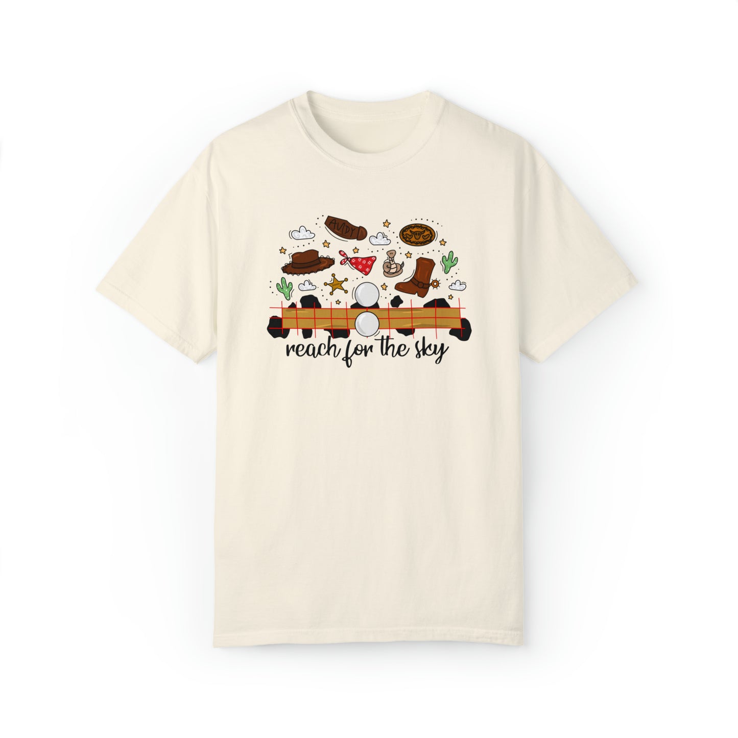 Adult Cowboy Doodle Tee - Comfort Colors