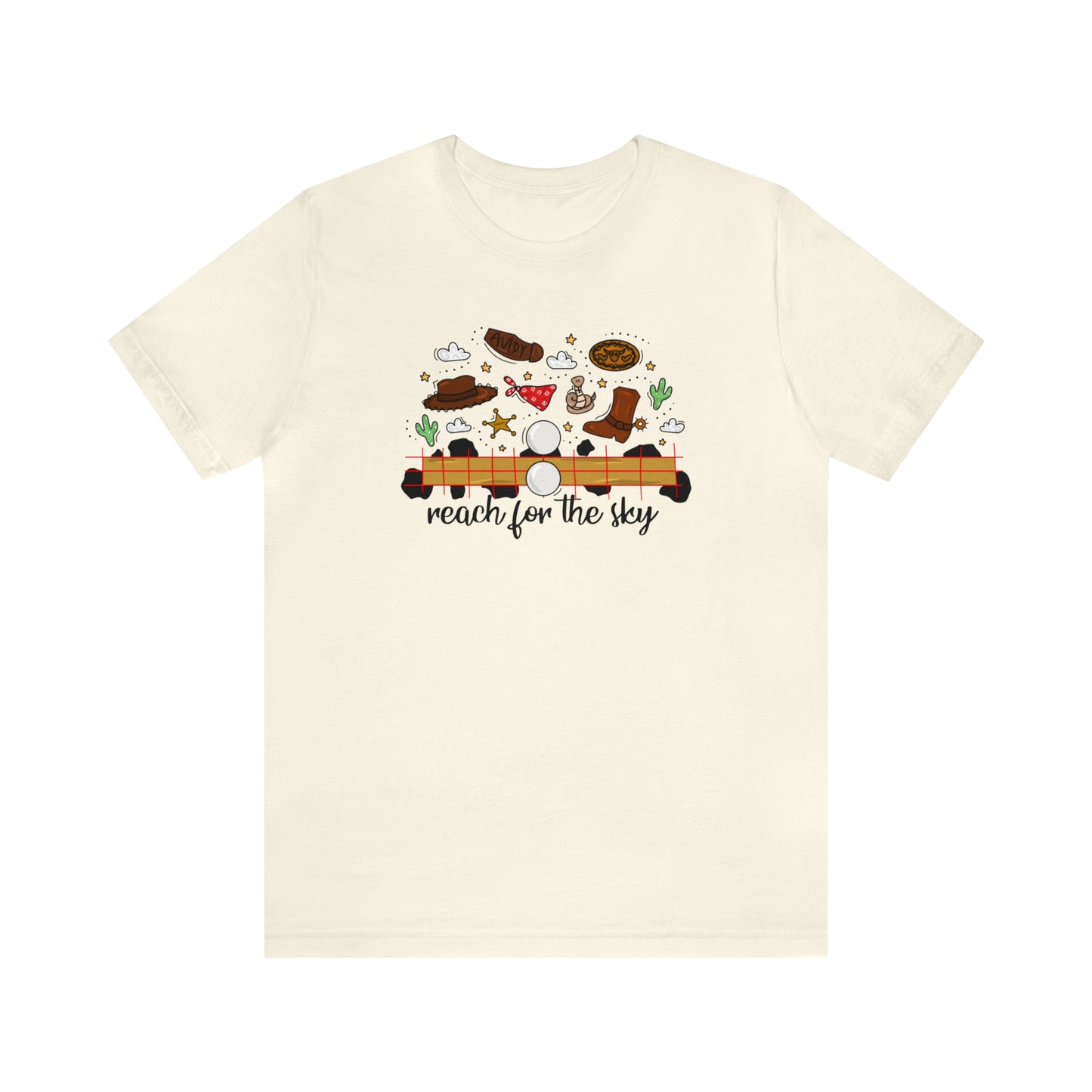 Adult Cowboy Doodle Tee - Bella + Canvas