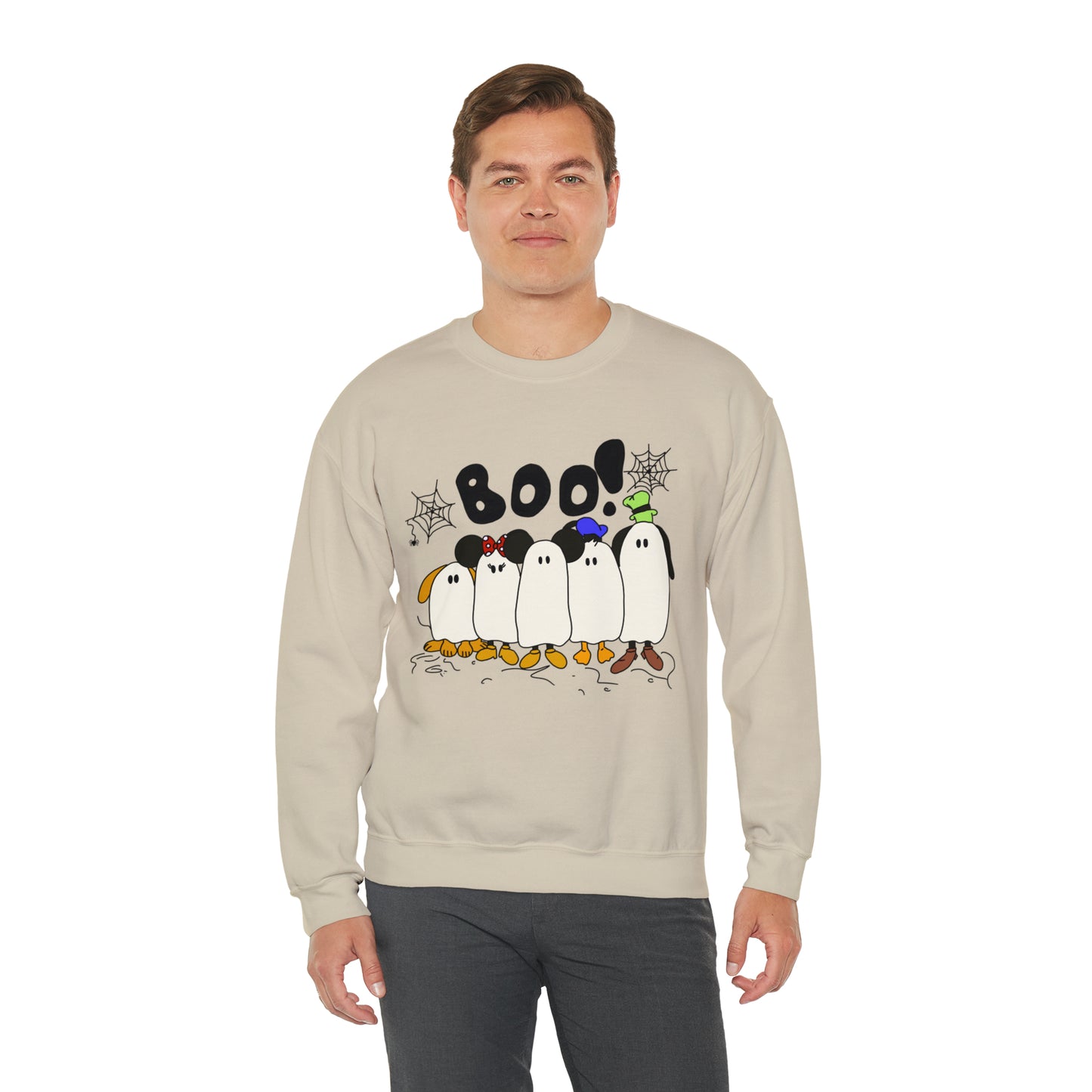 Adult Fabulous Ghosts Crewneck - Gildan