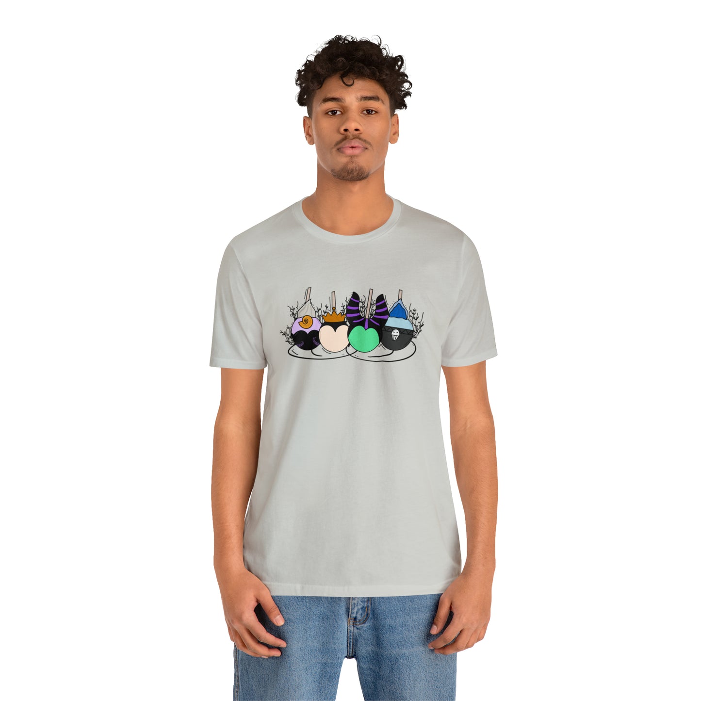Adult Villain Apples Tee - Bella + Canvas