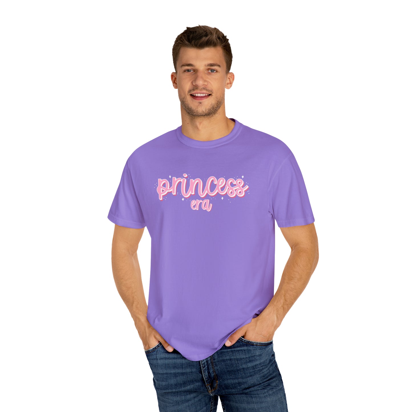 Adult Princess Era - Pink Font Tee - Comfort Colors