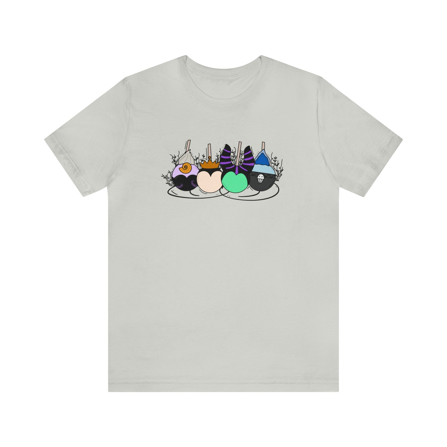 Adult Villain Apples Tee - Bella + Canvas