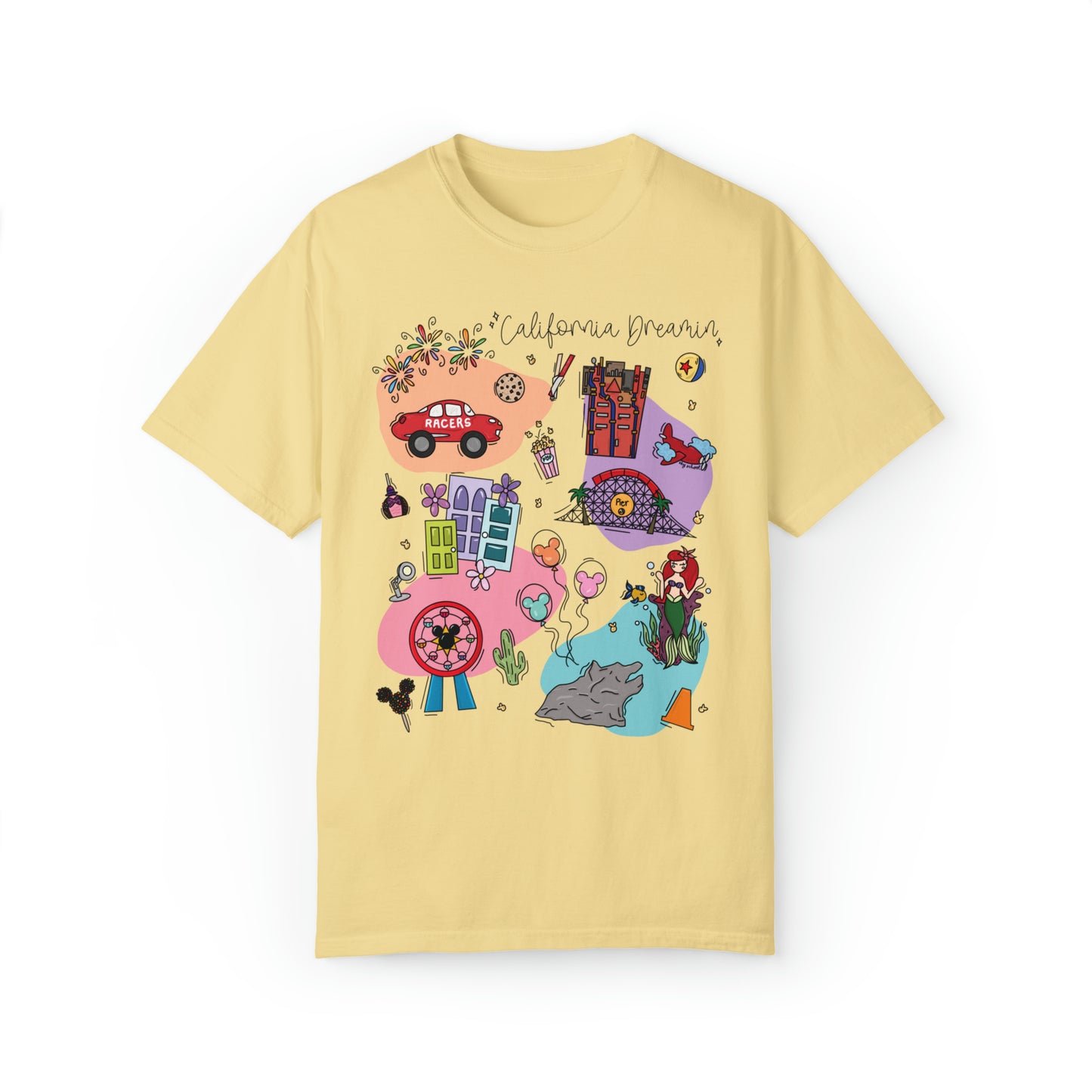 Adult Cali Dreaming Tee - Comfort Colors