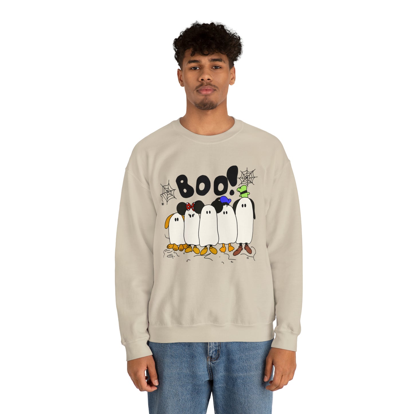 Adult Fabulous Ghosts Crewneck - Gildan