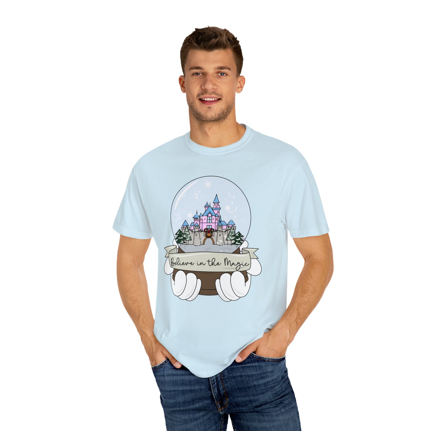Adult DL Snow globe Tee - Comfort Colors