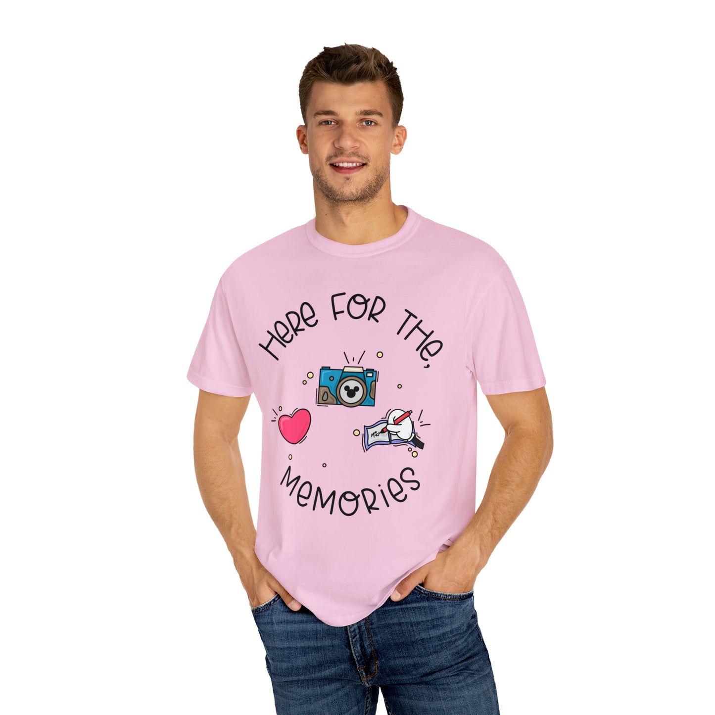 Adult Here for the Memories Tee - Comfort Colors