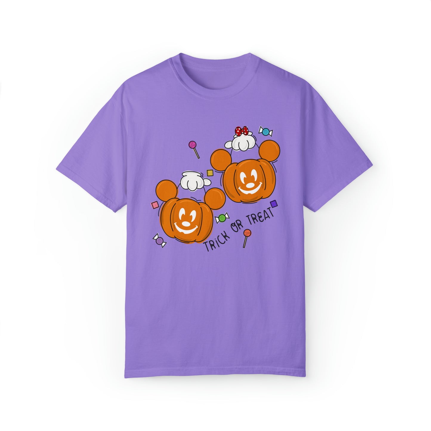 Adult Trick or Treat Tee - Comfort Colors