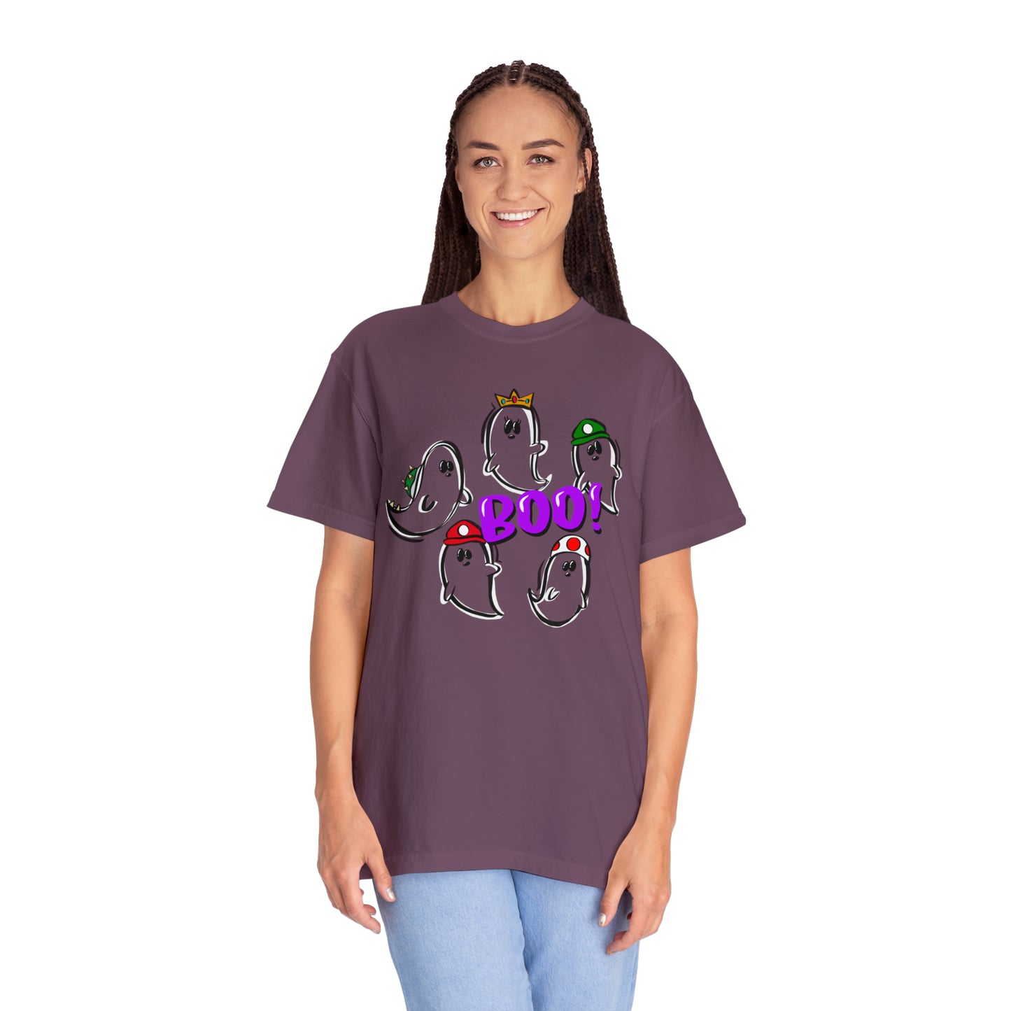 Adult Super Boo Tee - Comfort Colors