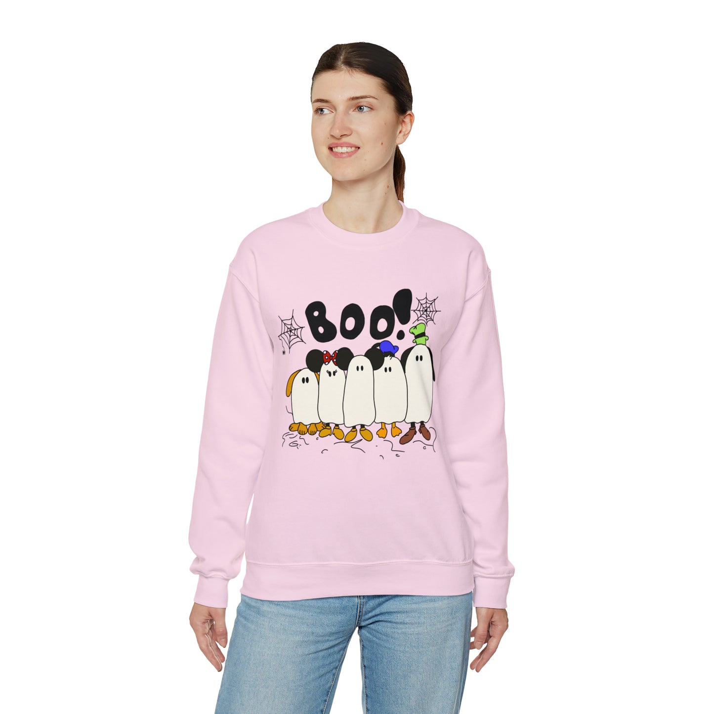 Adult Fabulous Ghosts Crewneck - Gildan