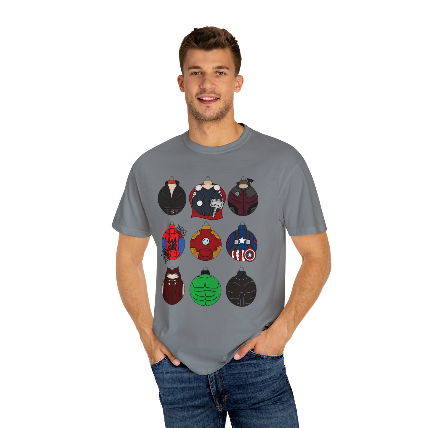 Adult Hero Ornaments Tee - Comfort Colors