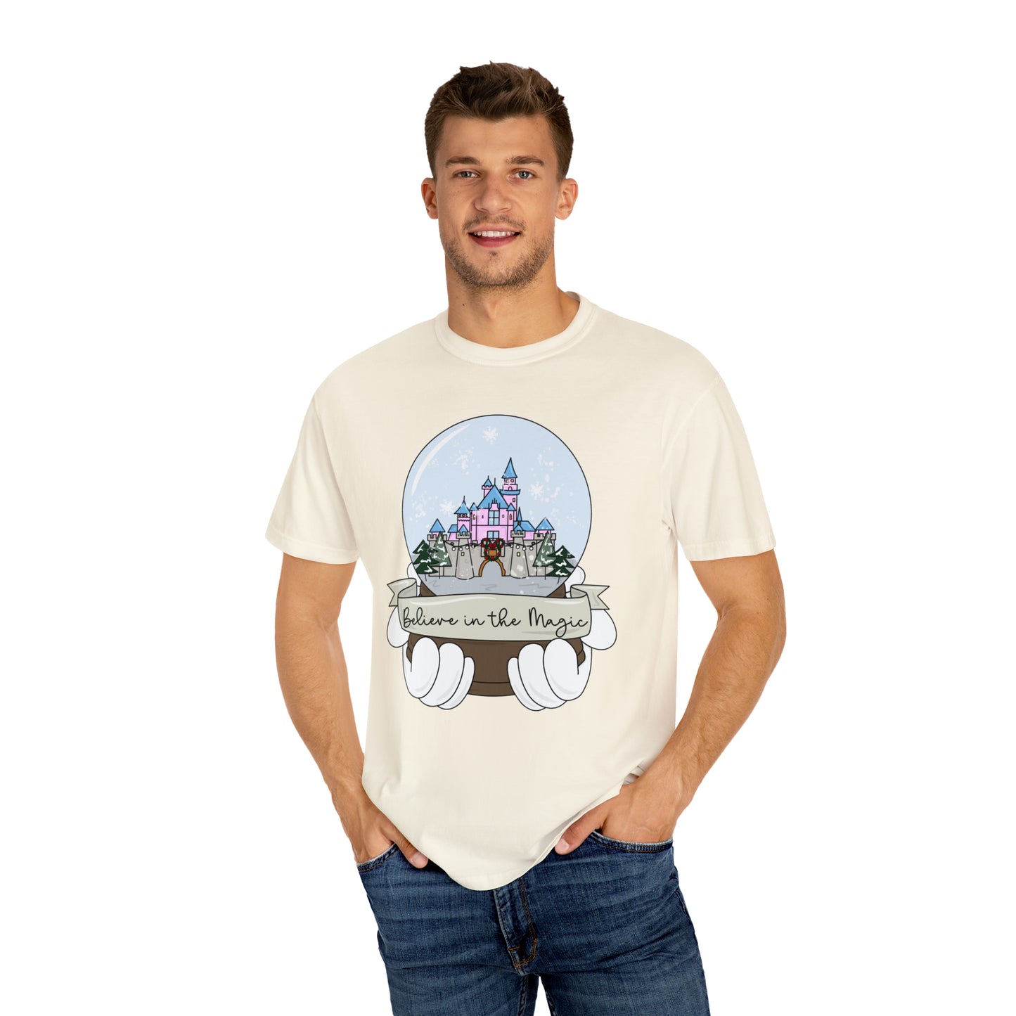 Adult DL Snow globe Tee - Comfort Colors