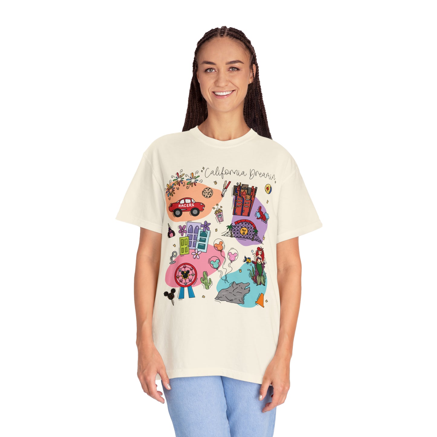 Adult Cali Dreaming Tee - Comfort Colors