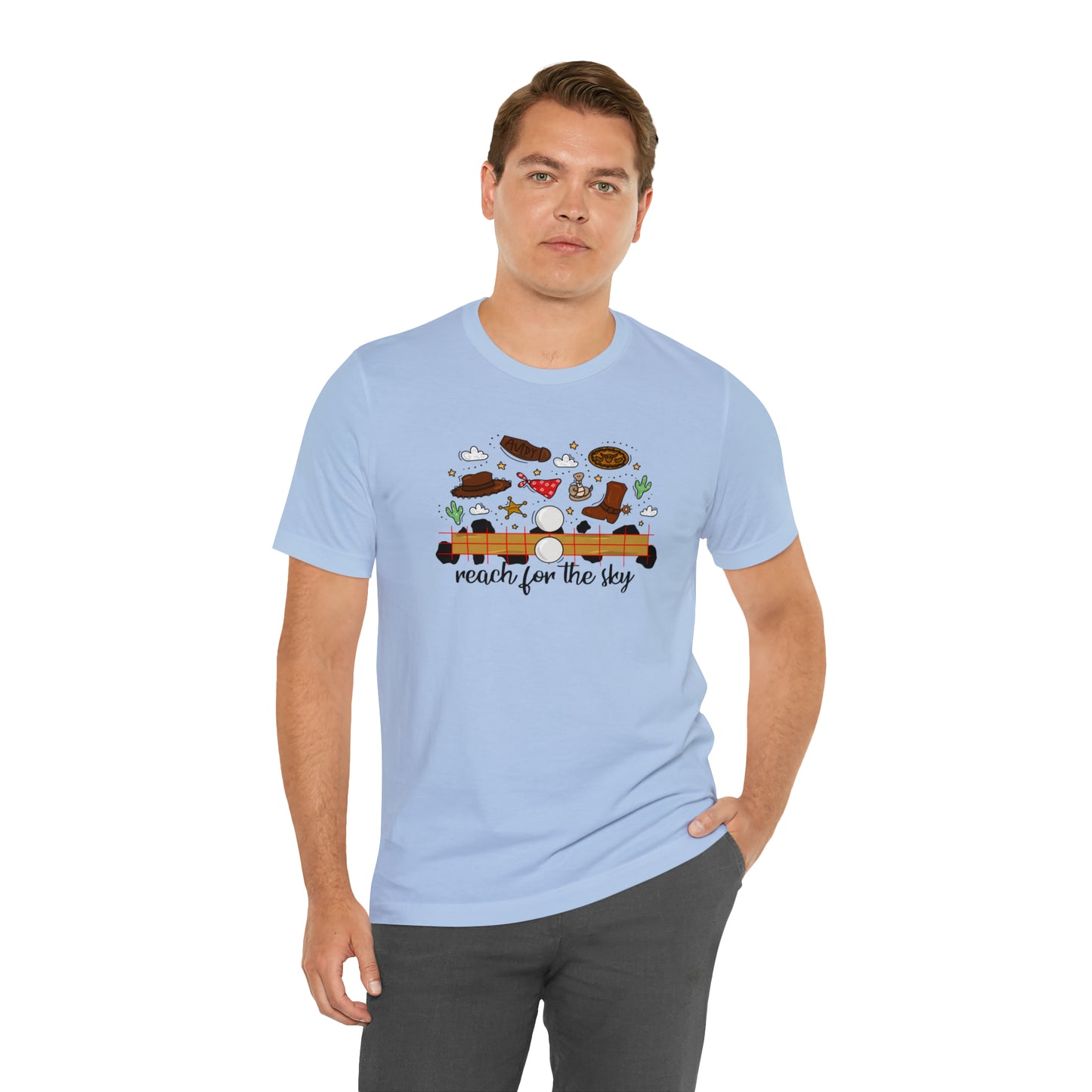 Adult Cowboy Doodle Tee - Bella + Canvas