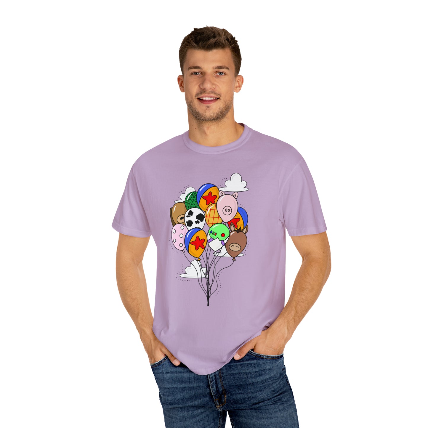 Adult Toy Balloons Tee - Comfort Colors