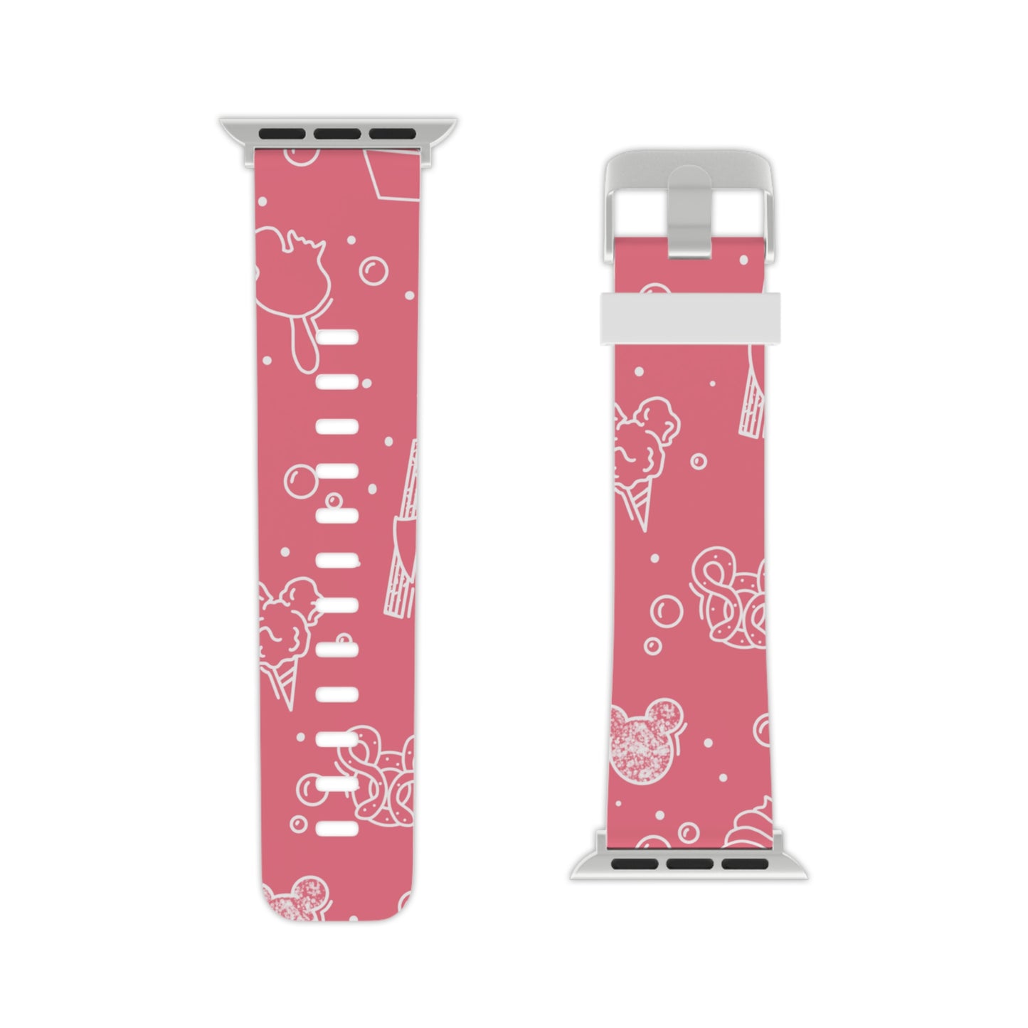 Snacks - Pink Coral - Watch Band for Apple Watch