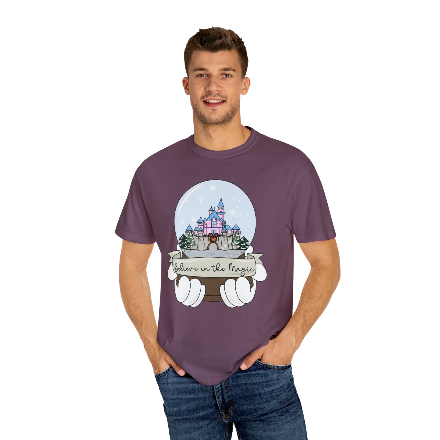 Adult DL Snow globe Tee - Comfort Colors