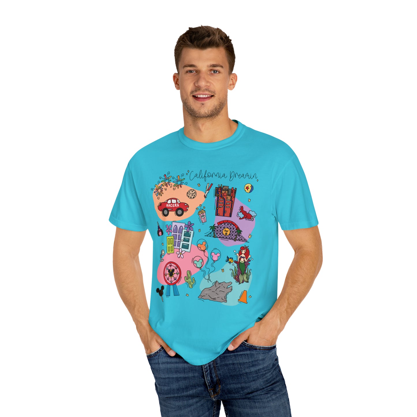 Adult Cali Dreaming Tee - Comfort Colors