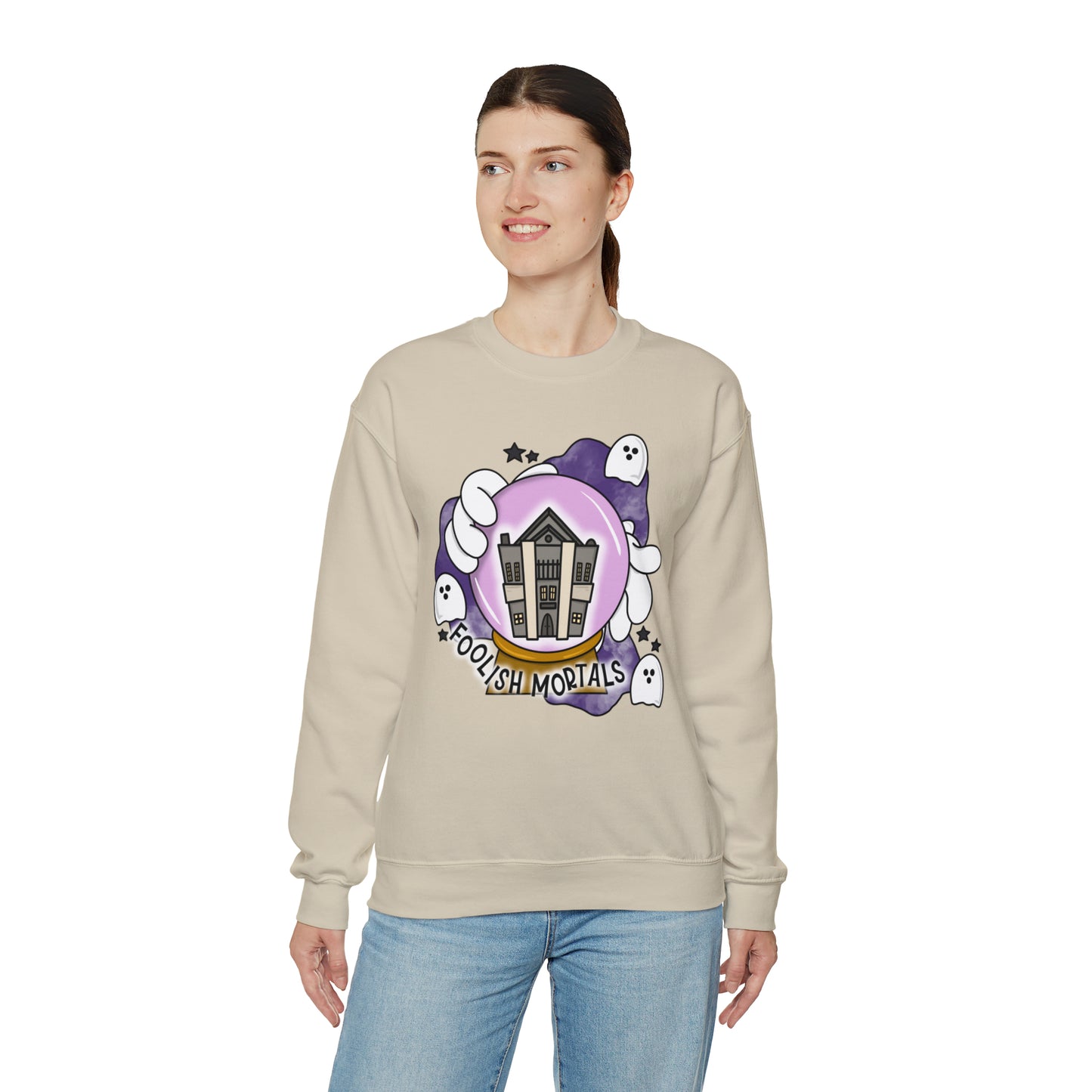 Adult Foolish Mortals Crewneck - Gildan