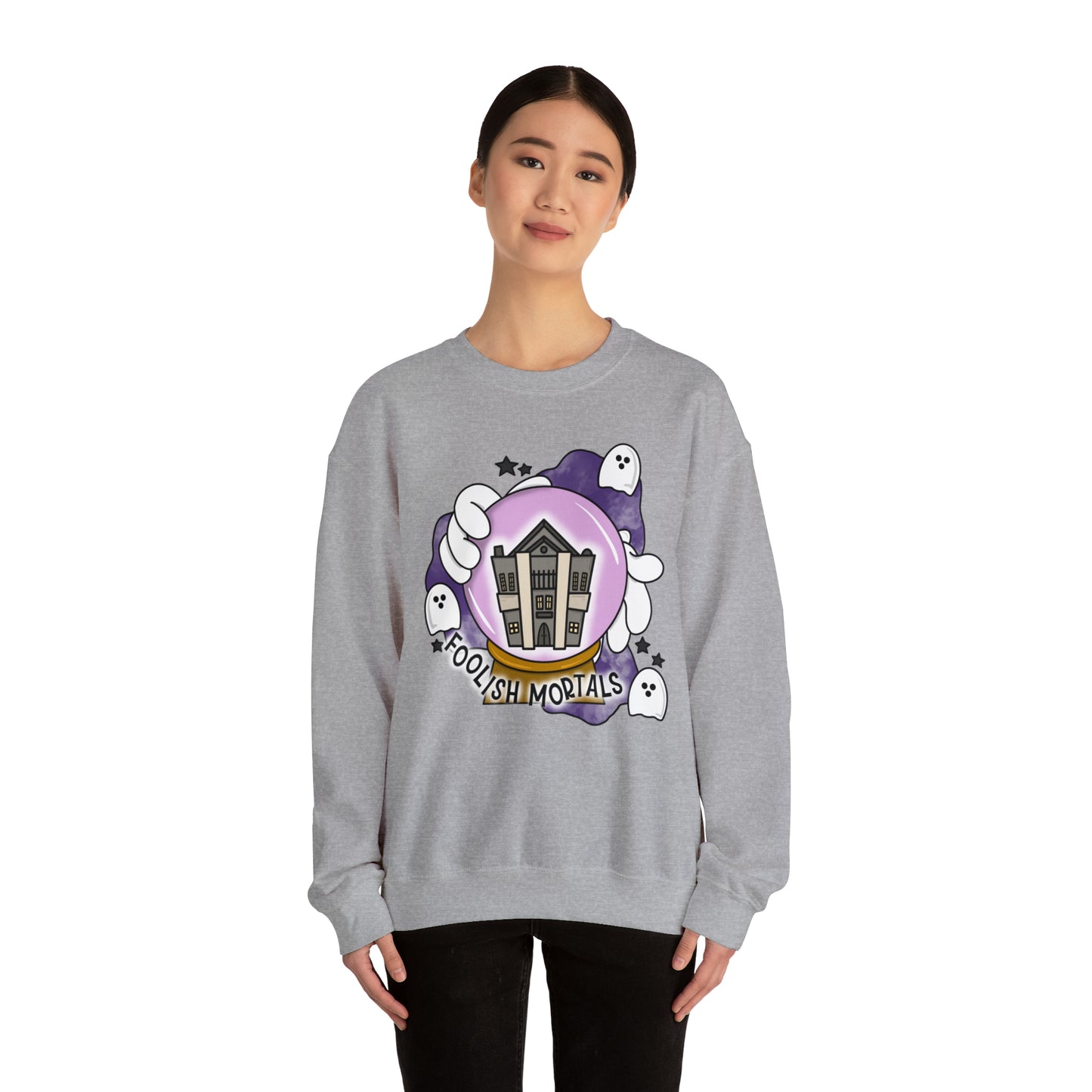 Adult Foolish Mortals Crewneck - Gildan
