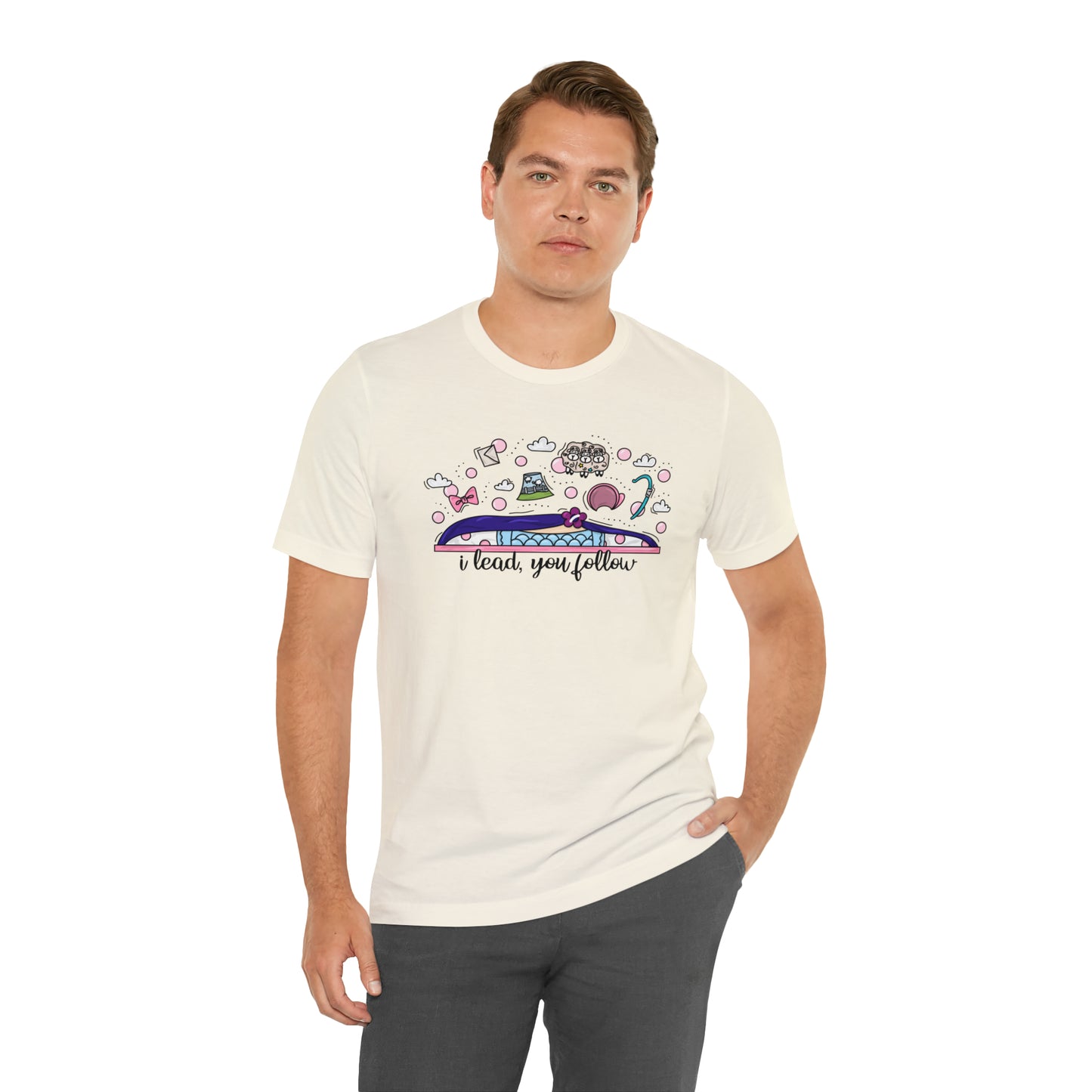 Adult Bow Peep Doodle Tee - Bella + Canvas