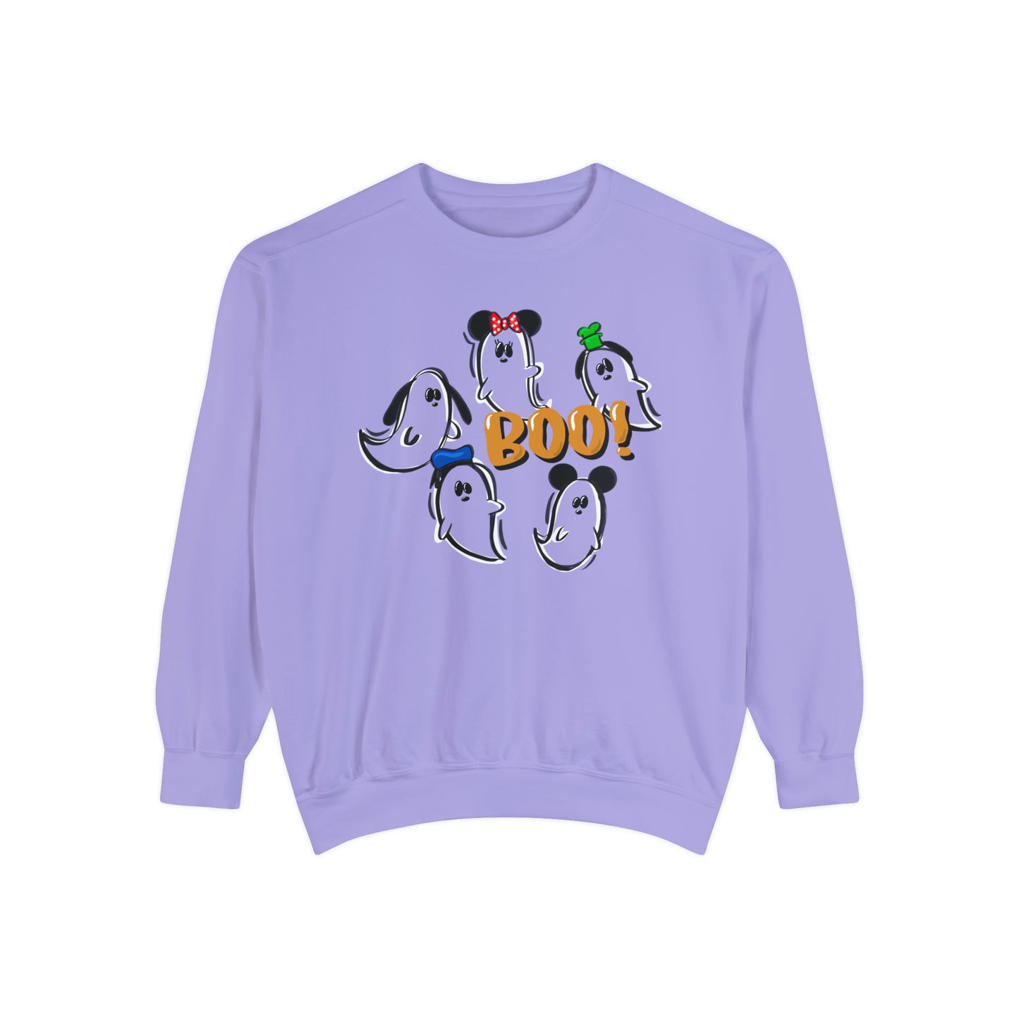 Adult Fab 5 Boo Crewneck - Comfort Colors