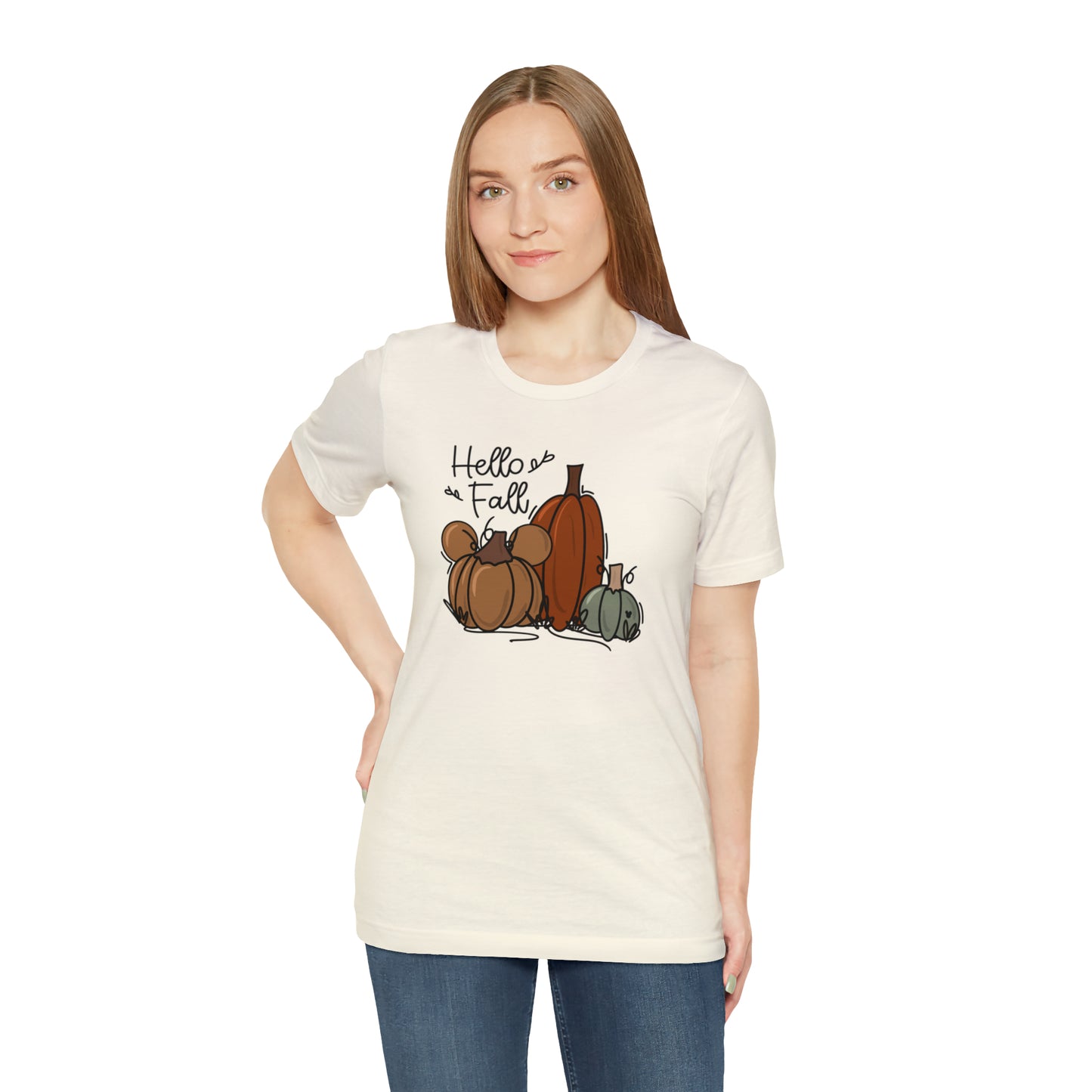 Adult Hello Fall Tee - Bella + Canvas